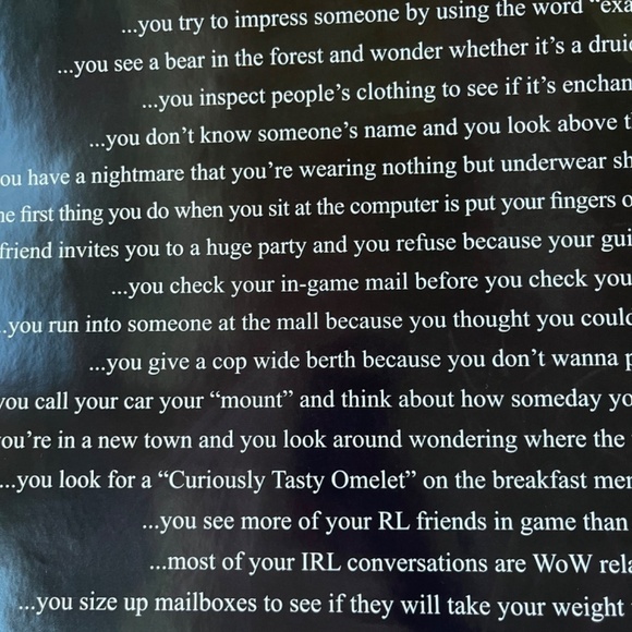 World of Warcraft Poster Sz 24x36 Large College Collection Wall Room Decor - Picture 5 of 8